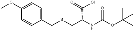 Boc-S-4-methoxybenzyl-D-cysteine 化学構造式