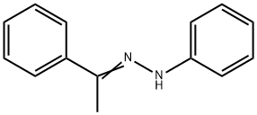 1-Phenylethanone phenylhydrazone 化学構造式