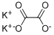 Potassium oxalate Struktur