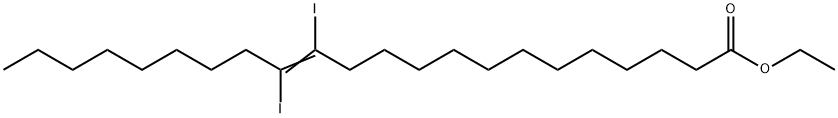 ethyl 13,14-diiododocos-13-enoate Struktur