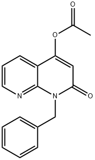 2-氧代-1,2-二氢-1,8-萘啶-4-乙酸-1-苄酯,583031-54-3,结构式