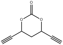 1,3-Dioxan-2-one, 4,6-diethynyl- (9CI),583037-57-4,结构式