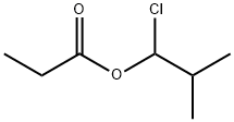 プロピオン酸1-クロロイソブチル (TECHNICAL GRADE) 化学構造式