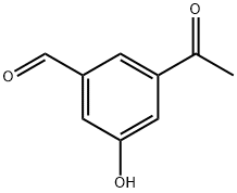 Benzaldehyde, 3-acetyl-5-hydroxy- (9CI),583060-40-6,结构式