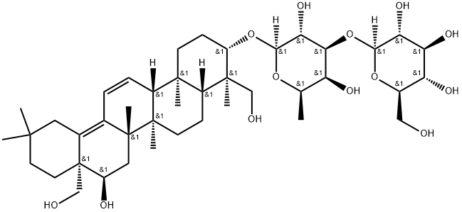 柴胡皂甙 B2, 58316-41-9, 结构式