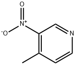 4-メチル-3-ニトロピリジン 化学構造式