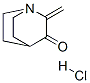 2-methylenequinuclidin-3-one hydrochloride  Struktur