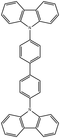 4,4'-二(9-咔唑)联苯,58328-31-7,结构式