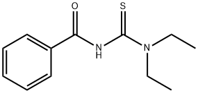 N'-BENZOYL-N,N-DIETHYLTHIOUREA Struktur