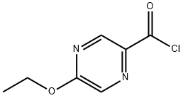 Pyrazinecarbonyl chloride, 5-ethoxy- (9CI) Structure