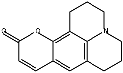 2,3,5,6-1H,4H-TETRAHYDROQUINOLIZINO[9,9A,1-GH]COUMARIN Structure