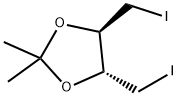 (+)-TRANS-4 5-BIS(IODOMETHYL)-2,2-DIMETHYL-1 3-DIOXOLANE Structure