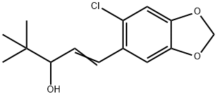 1-[2-Chloro-4,5-(methylenedioxy)phenyl]-4,4-dimethyl-1-penten-3-ol Structure