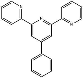 4-フェニル-2,2′:6′,2′′-テルピリジン 化学構造式