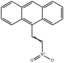 9-(2-ニトロエテニル)アントラセン 化学構造式
