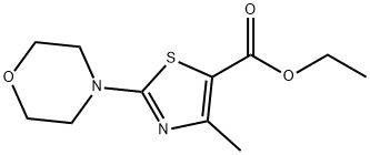 ethyl 4-methyl-2-morpholin-4-yl-1,3-thiazole-5-carboxylate Structure