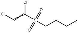 1-Butanesulfonic acid 1,2-dichloroethenyl ester Struktur
