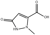 1H-Pyrazole-3-carboxylic acid, 2,5-dihydro-2-Methyl-5-oxo- Structure