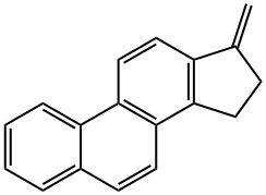 16,17-Dihydro-17-methylene-15H-cyclopenta[a]phenanthrene 结构式