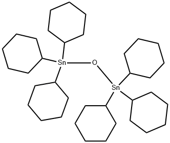 Oxybis[tricyclohexyltin(IV)] Struktur