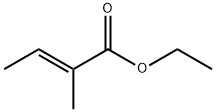 チグリン酸エチル 化学構造式