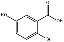 2-bromo-5-hydroxybenzoic acid Structure