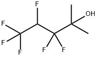 2,2,3,4,4,4-六氟-1,1-二甲基丁醇, 58380-92-0, 结构式