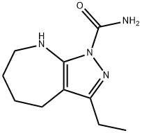 Pyrazolo[3,4-b]azepine-1(4H)-carboxamide, 3-ethyl-5,6,7,8-tetrahydro- (9CI),583812-69-5,结构式