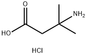 3-氨基-3-甲基丁酸盐酸盐,583823-94-3,结构式