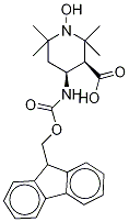 Fmoc-(3S,4S)-4-amino-1-oxyl-2,2,6,6-tetramethylpiperidine-3-carboxylic Acid,583827-12-7,结构式
