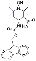 FMOC-(3R,4R)-4-AMINO-1-OXYL-2,2,6,6-TETRAMETHYLPIPERIDINE-3-CARBOXYLIC ACID,583827-13-8,结构式