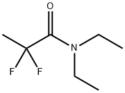 Propanamide, N,N-diethyl-2,2-difluoro- (9CI),583886-76-4,结构式