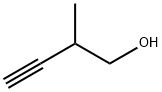2-メチル-3-ブチン-1-オール 化学構造式