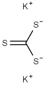 トリチオ炭酸ジカリウム 化学構造式
