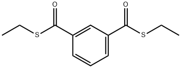 1,3-ベンゼンジカルボチオ酸1S,3S-ジエチル 化学構造式