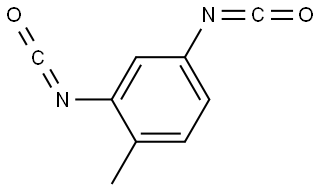 甲苯-2,4-二异氰酸酯, 584-84-9, 结构式