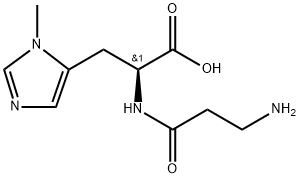 L-鹅肌肽 结构式