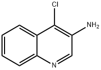 4-クロロキノリン-3-アミン 化学構造式