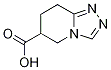 5,6,7,8-tetrahydro[1,2,4]triazolo[4,3-a]pyridine-6-carboxylic acid Struktur