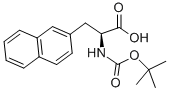 Boc-3-(2-萘基)-L-丙氨酸 结构式