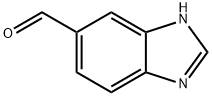 1H-ベンズイミダゾール-5-カルバルデヒド 化学構造式