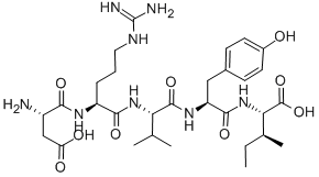 ASP-ARG-VAL-TYR-ILE,58442-64-1,结构式