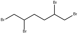 1,2,5,6-TETRABROMOHEXANE Struktur