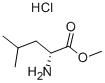 D-亮氨酸甲酯盐酸盐 结构式
