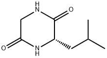 シクロ(Gly-Leu-) 化学構造式