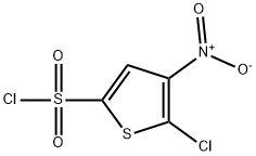 5-氯-4-硝基噻酚-2-磺酰氯, 58457-24-2, 结构式