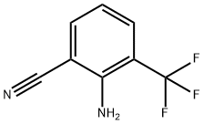 2-Amino-3-trifluoromethylbenzonitrile Struktur