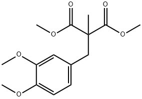 Propanedioic acid, 2-[(3,4-dimethoxyphenyl)methyl]-2-methyl-, 1,3-dimethyl ester