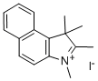 1,2,3,3-Tetramethylbenz[e]indolium iodide Struktur