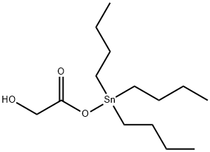 トリブチル(グリコロイルオキシ)スタンナン 化学構造式